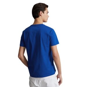 RALPH LAUREN T-Shirt blue col rond