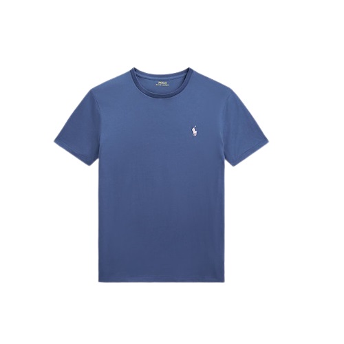 t-shirt ralph lauren en coton col rond t-shirt bleu royal ralph lauren sport aventure Orange