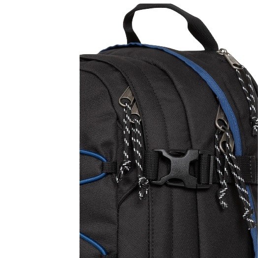 sac à dos Eastpak Gerys explorer black lacets bleu Sport aventure à Orange