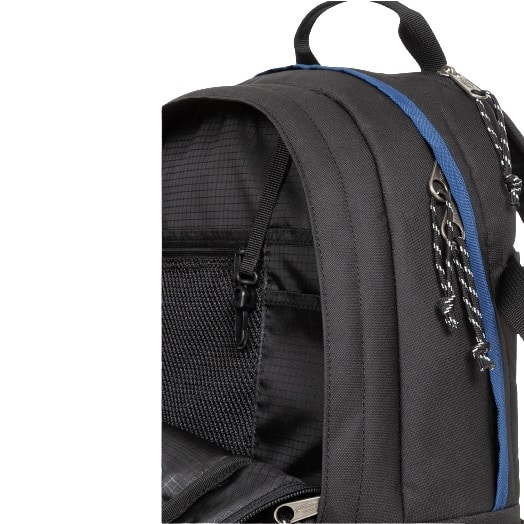 sac à dos Eastpak Gerys explorer black lacets bleu Sport aventure à Orange