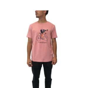 BONMOMENT T-shirt Ventoux rose coton bio
