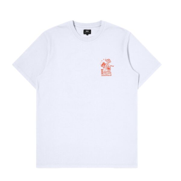 T-shirt EDWIN Agaric white mixte coloris naturel et grand graphisme au dos. Sport Aventure à Orange