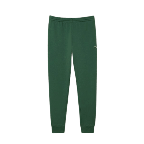 pantalon lacoste en coton bio vert foncé pantalon jogging lacoste en molleton chez Sport Aventure à Orange