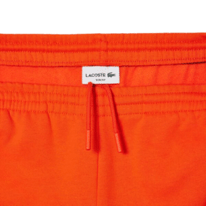 LACOSTE Pantalon coton bio orange