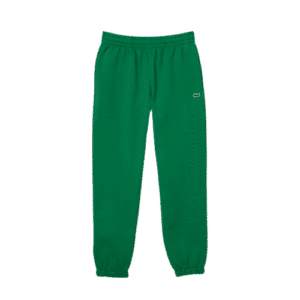 LACOSTE Pantalon jogger vert avec inscription