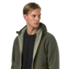 veste polaire k - way réversible green