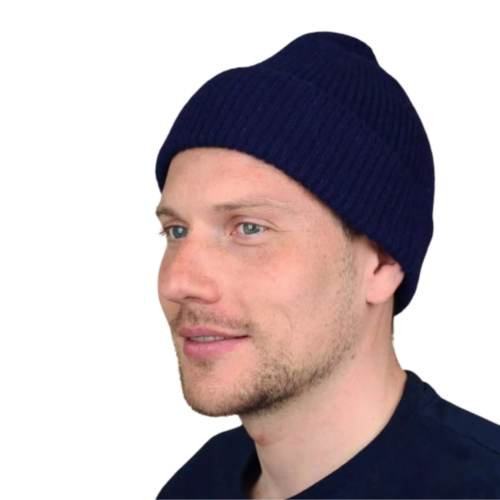 Mackie bonnet Barra laine navy