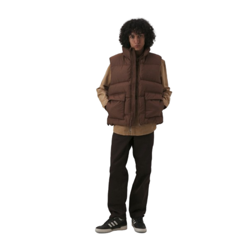 veste carhartt doudoune sans manche camel