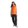 doudoune pyrenex sans manche john orange pour femme en duvet