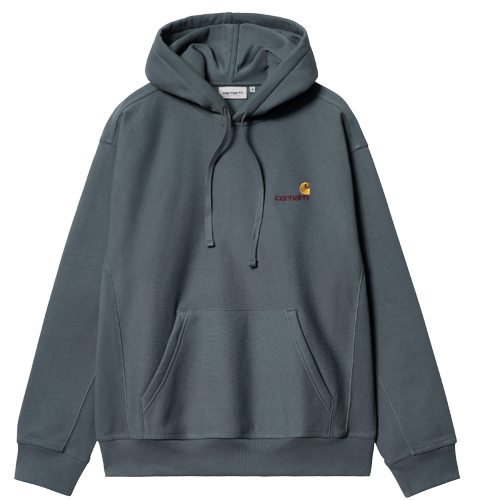 CARHARTT American script sweat bleu