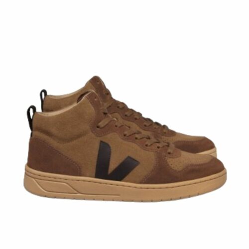 VEJA V-15 suede montante brown