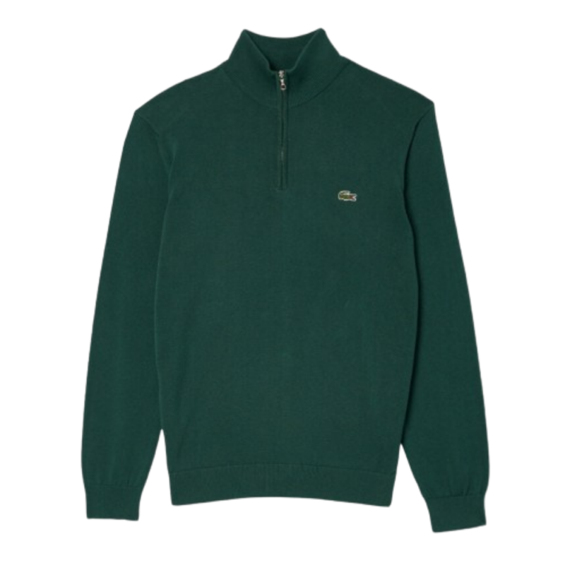 pull demi zip lacoste