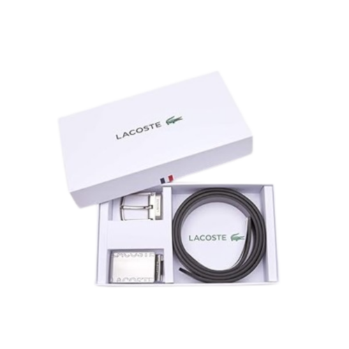 LACOSTE Coffret ceinture noir