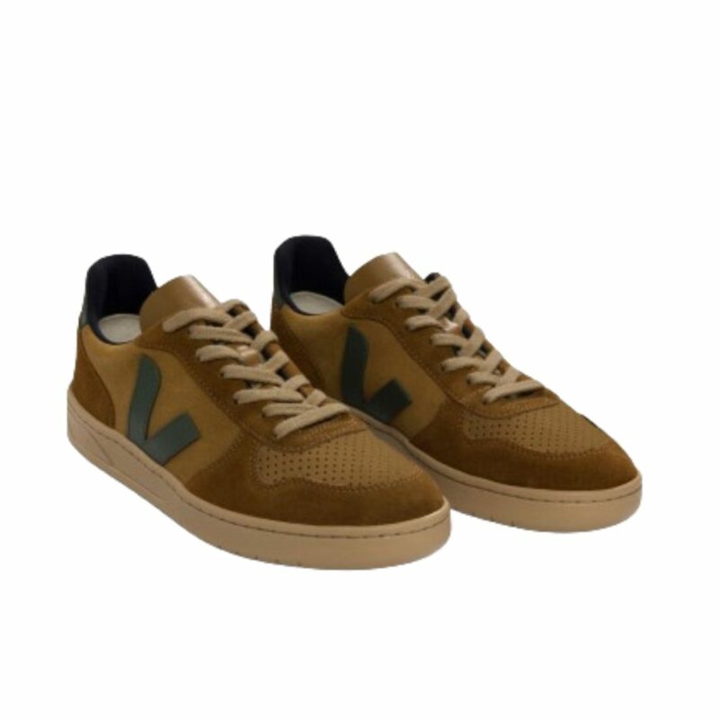 veja v-10 sneakers en suede camel