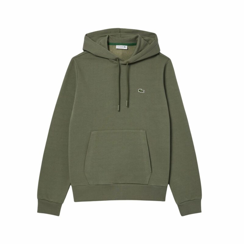 sweatshirt lacoste à capuche kaki chez sport aventure à Orange