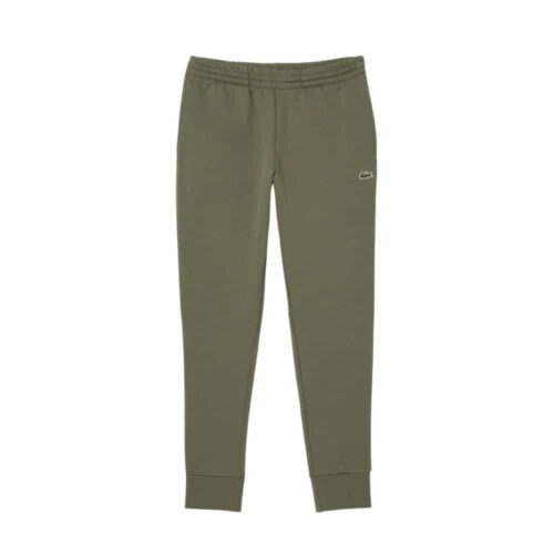 LACOSTE Pantalon coton bio kaki