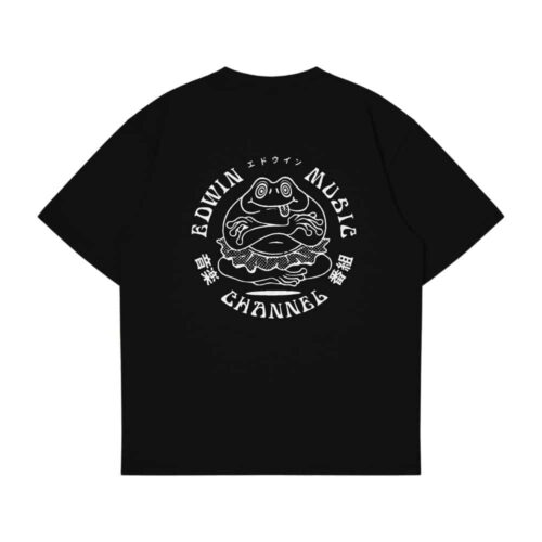 EDWIN T-shirt Music channel black