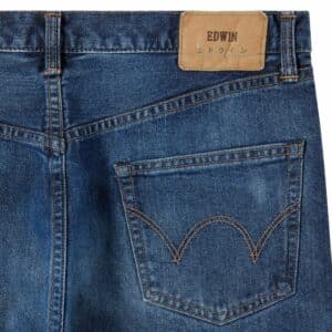 EDWIN slim tapered blue jeans