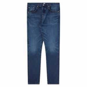 EDWIN slim tapered blue jeans