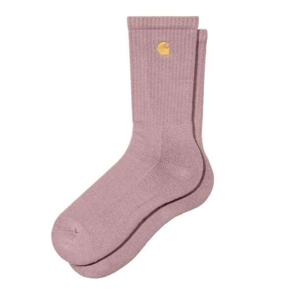 chaussettes carhartt wip socks glassy pink socks chase chez sport aventure à Orange