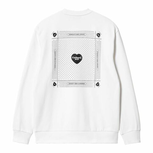 CARHARTT Heart sweat bandana white