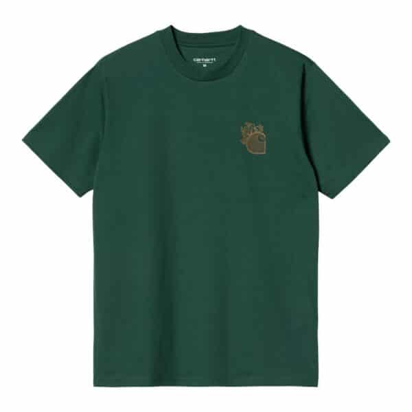 T-shirt carhartt little helraiser chervil vert chez sport aventure à Orange
