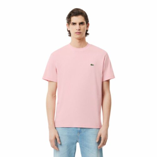 LACOSTE T-shirt coton rose