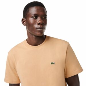 LACOSTE T-shirt coton beige
