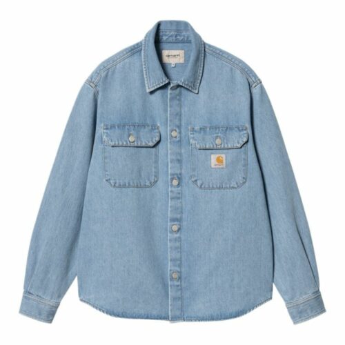 CARHARTT blouson jean’s Harvey shirt blue