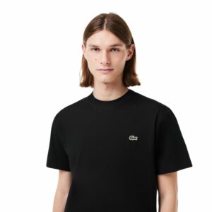 LACOSTE T-shirt coton noir