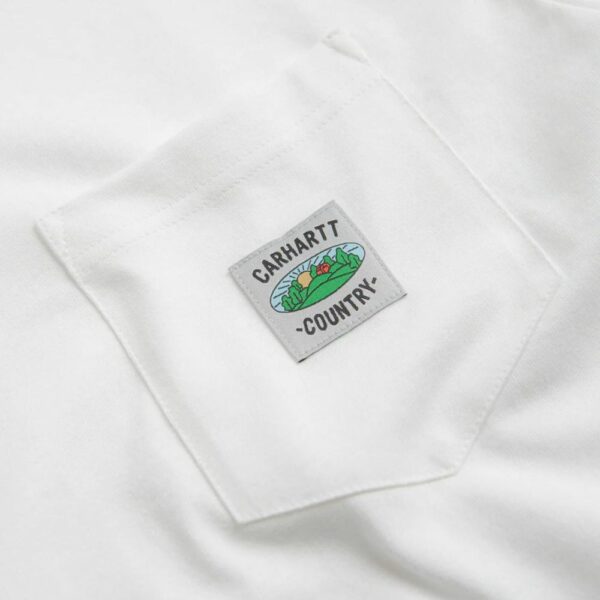 t-shirt field carhartt wip white