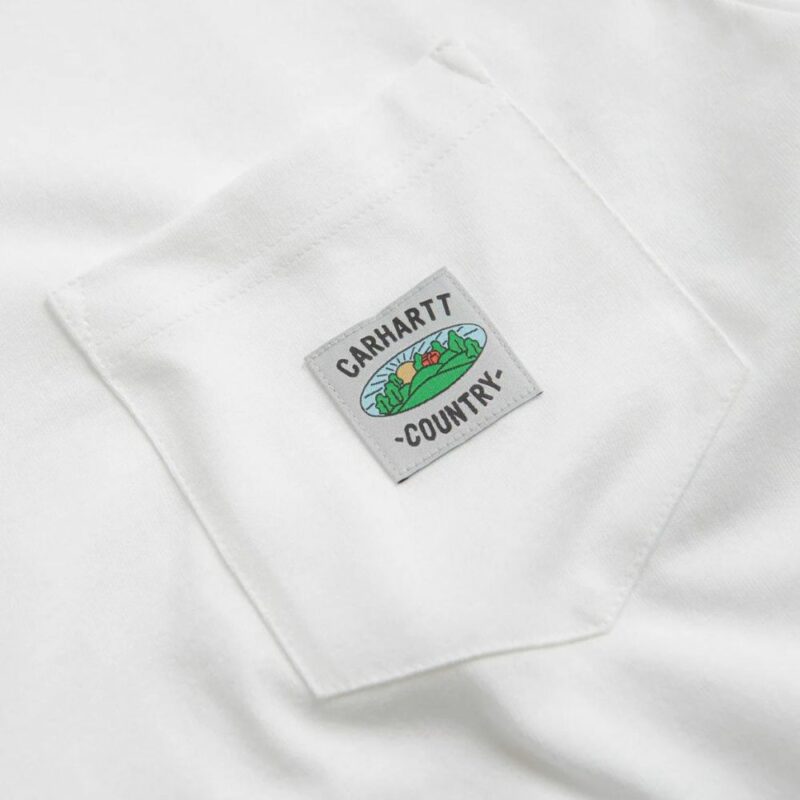 t-shirt field carhartt wip white