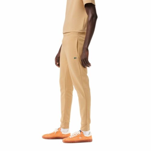 LACOSTE Pantalon coton bio beige