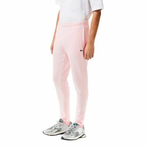 LACOSTE Pantalon coton bio rose