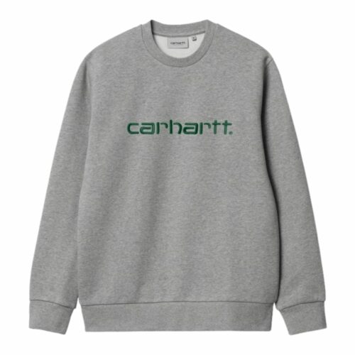 CARHARTT Sweatshirt grey col rond