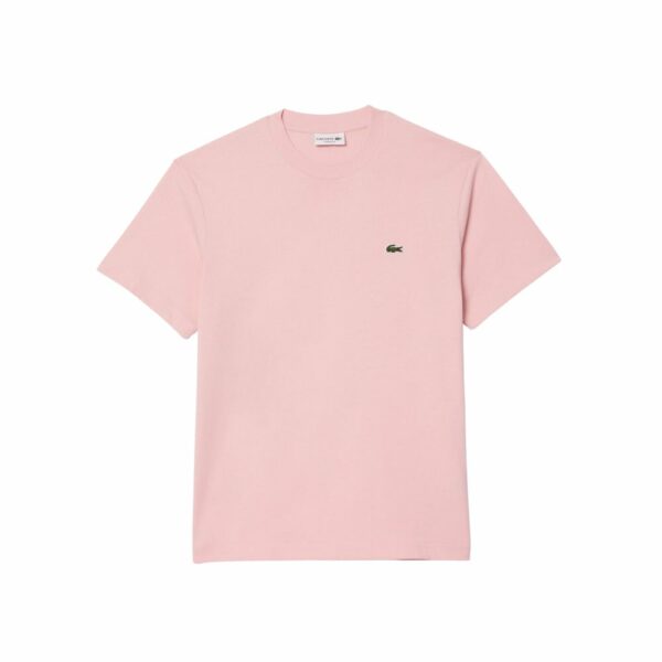nouveau t-shirt Lacoste classic fit en coton ROSE chez sport aventure à Orange
