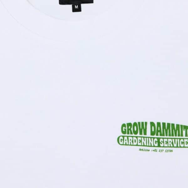 t-shirt edwin homme gardening white