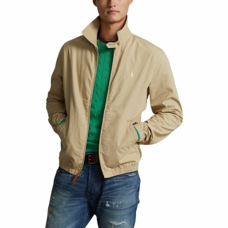 blouson ralph lauren beige en popeline de coton chez sport aventure à Orange