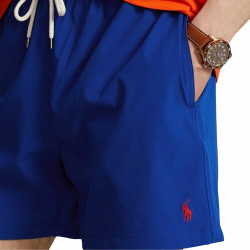 RALPH LAUREN Short de bain royal uni