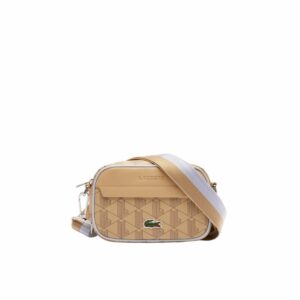 LACOSTE sacoche reporter The blend monogramme viennois