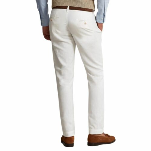 RALPH LAUREN Pantalon lin cream vintage