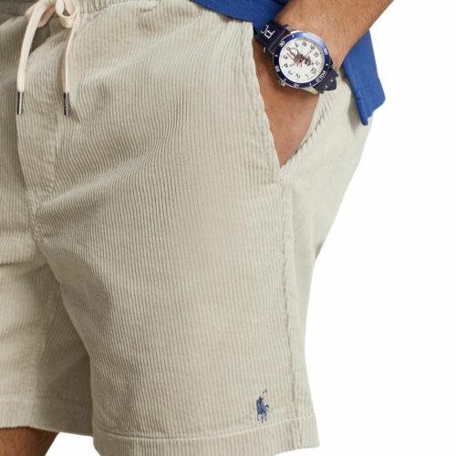 RALPH LAUREN Short velours beige