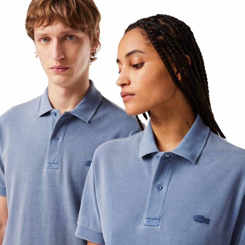 POLO LACOSTE classic vintage bleu pour homme et femme chez sport aventure