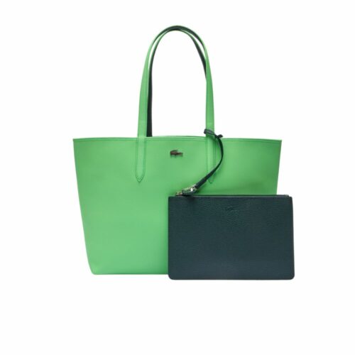 LACOSTE Sac cabas Anna Réversible peppermint