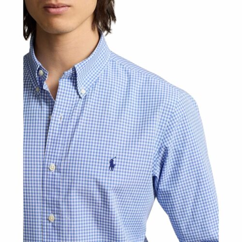 RALPH LAUREN Chemise vichy bleu