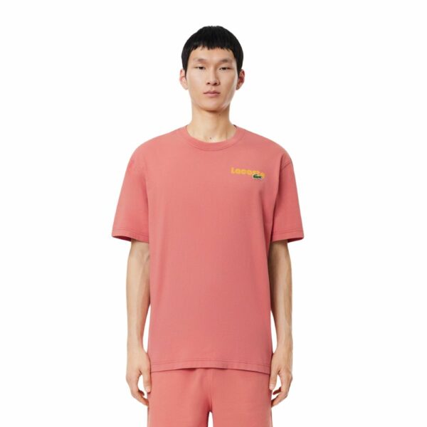 t-shirt Lacoste avec imprimé dégradé sierra chez sport aventure à Orange