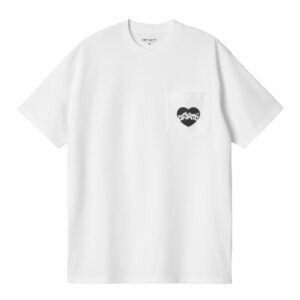 CARHARTT T-shirt Amour pocket white