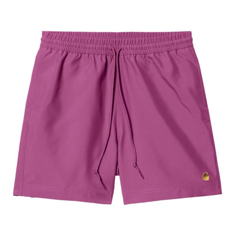 SHORT DE BAIN CARHARTT WIP CHEZ SPORT AVENTURE à Orange CARHARTT Chase swim fushia