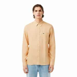 LACOSTE Chemise lin beige
