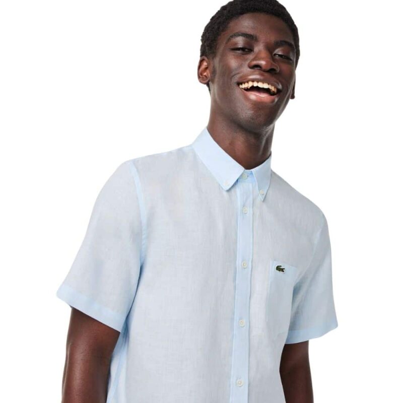 Lacoste chemise en lin pour homme